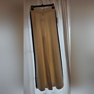 Sincerely Jules Cream Sweater And Wide Leg Pants Set.